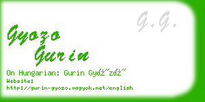 gyozo gurin business card